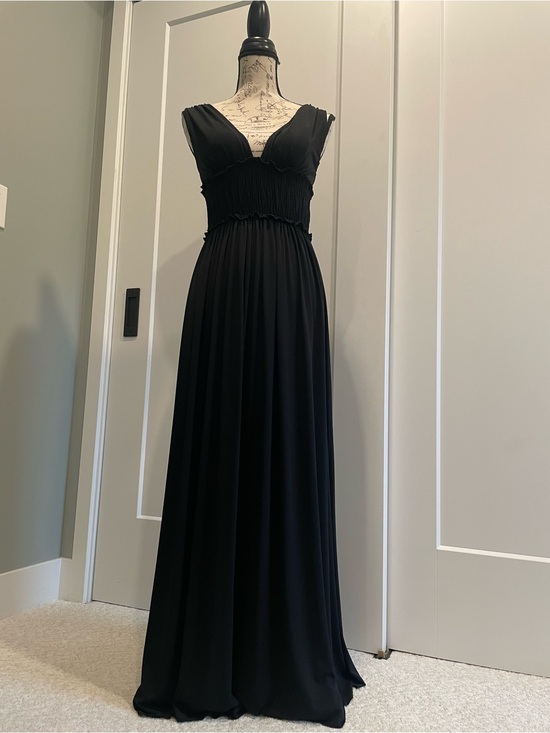 Candie's Dresses & Skirts - Candie's Black V-Neck Empire Waist Maxi Dress